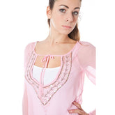 Phard Pink Silk Women Top